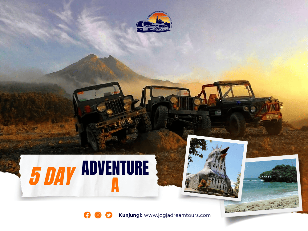 Paket 5 Hari Adventure Jogja A